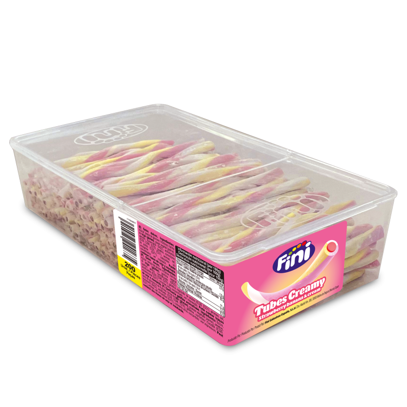 TUBES CREME FRAISE BANANE 200 pcs FINI