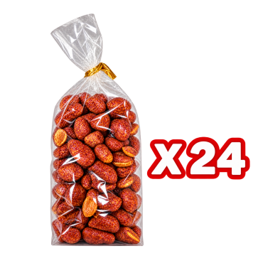 SACHET  DE 200 GR par 24 PCS  PRALINES AUX CACAHUETES SUCREES