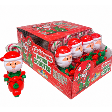 CHRISTMAS MOTOR SCOOTER 12GR 12 PCS FUNNYCANDY